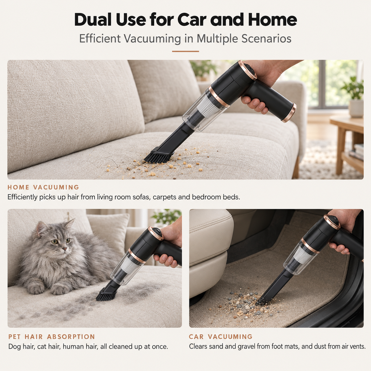 Vortiq 5-in-1 Cordless Car Vacuum