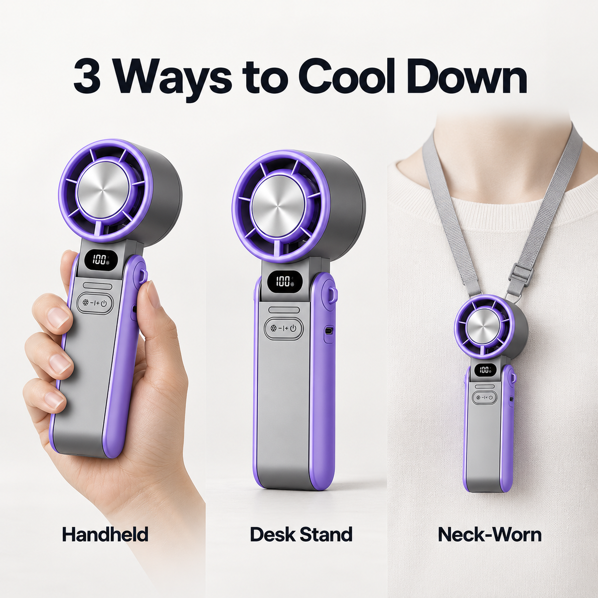 Zephyra Pro Turbo Handheld Fan
