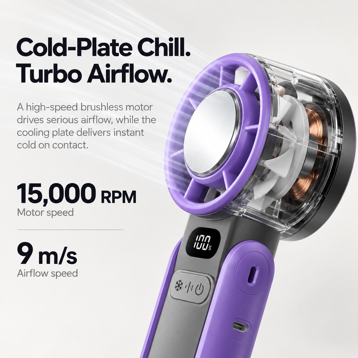 Zephyra Pro Turbo Handheld Fan