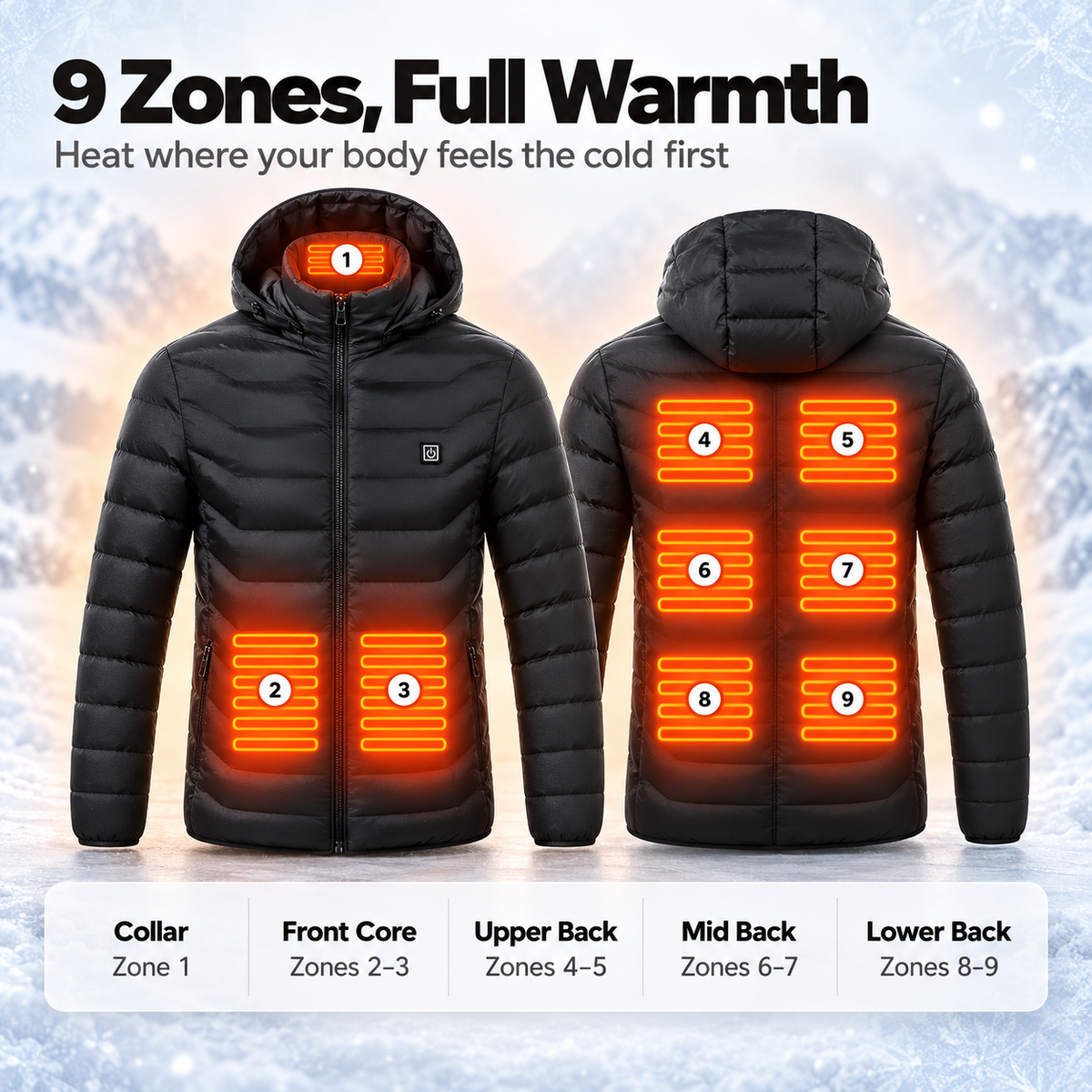 Northvale 9 Zone Heated Jacket
