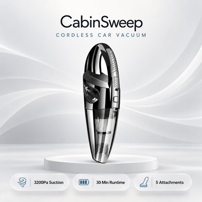 CabinSweep Cordless Car Vacuum | Handheld Mini Vacuum