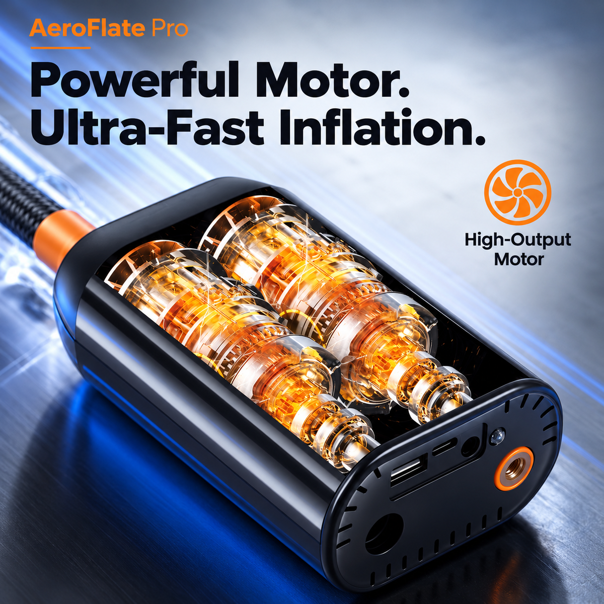 AeroFlate Pro – 150PSI Portable Digital Tire Inflator
