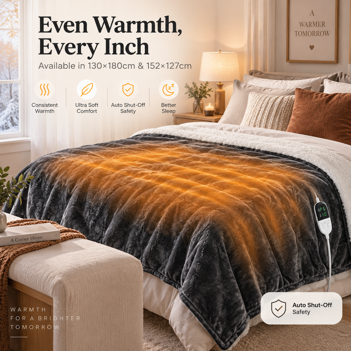 HeatHaven Electric Heated Blanket