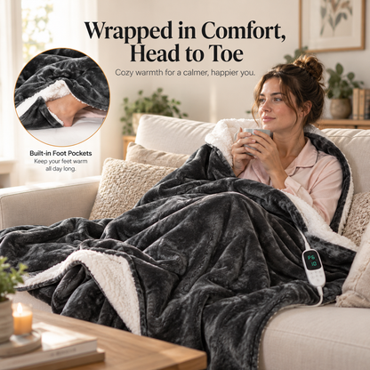 HeatHaven Electric Heated Blanket