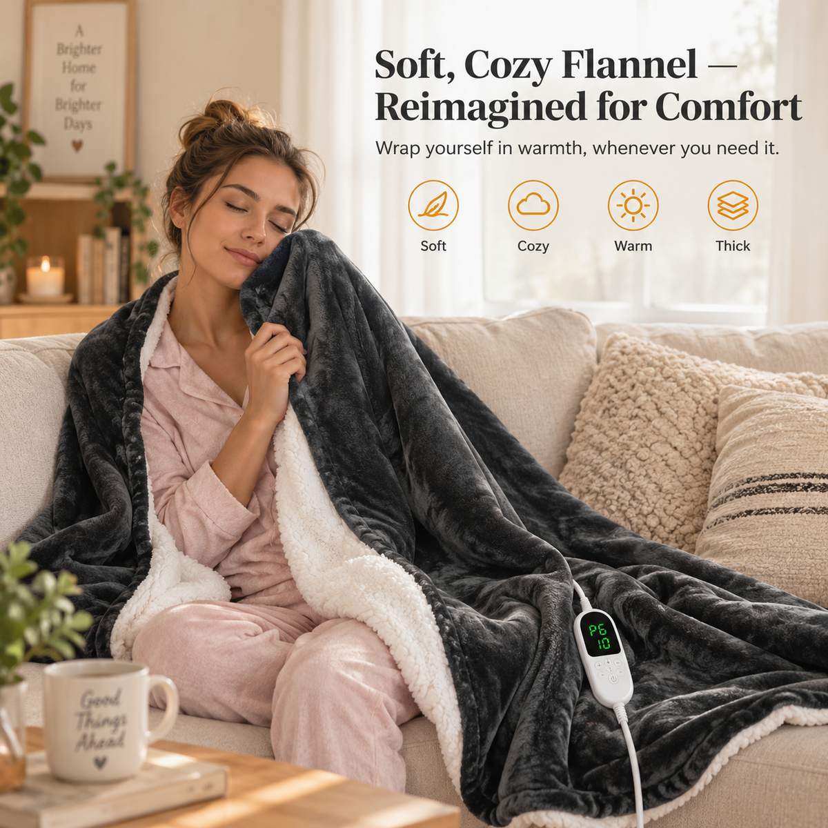 HeatHaven Electric Heated Blanket