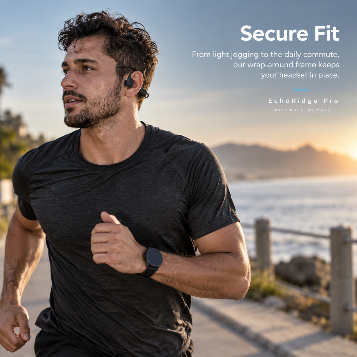 EchoRidge Pro — Open-Ear Bone Conduction Headphones