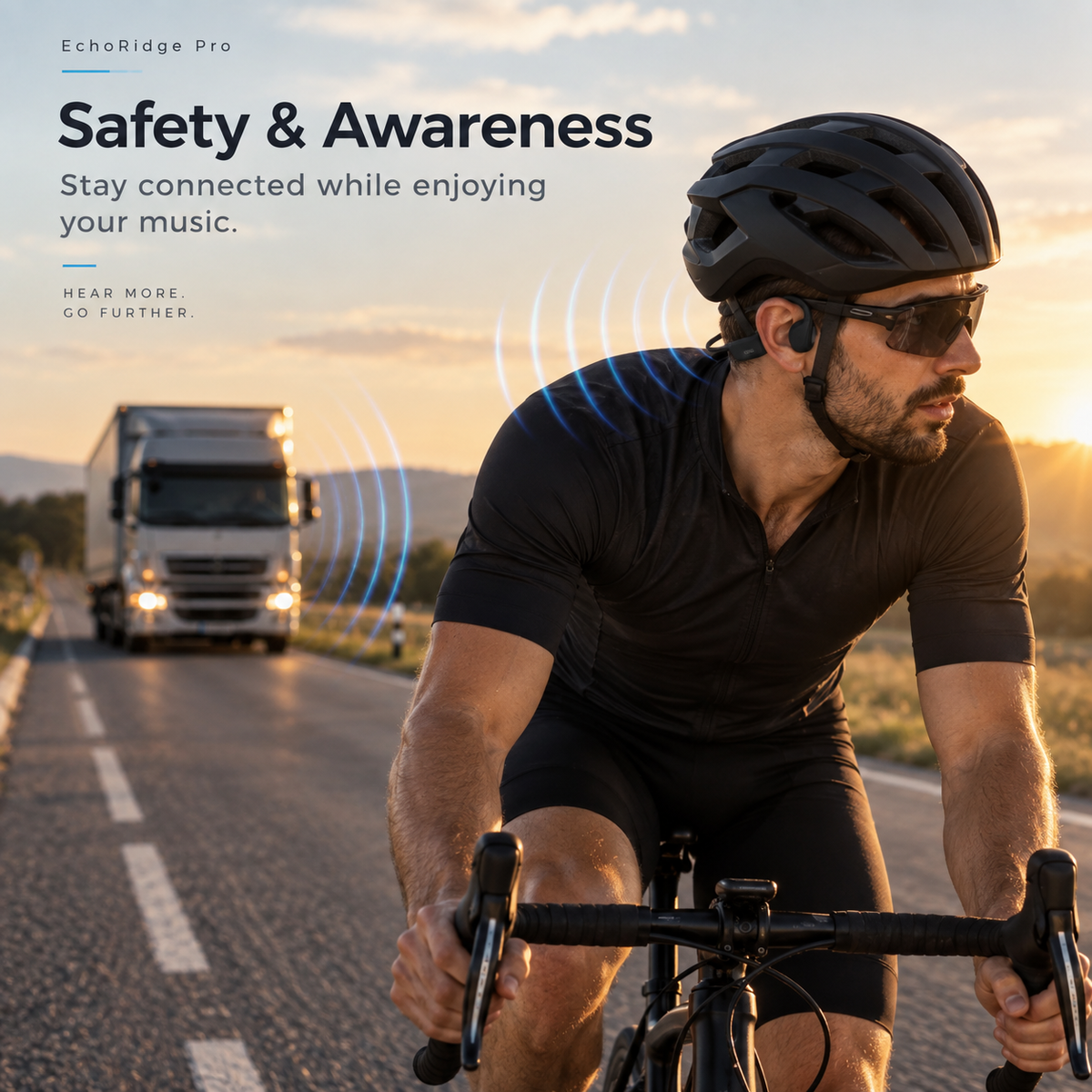 EchoRidge Pro — Open-Ear Bone Conduction Headphones