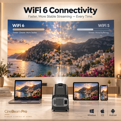 CineBeam Pro Portable 1080p HD Mini Projector