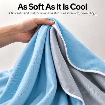 FrostVeil Ice Silk Cooling Blanket