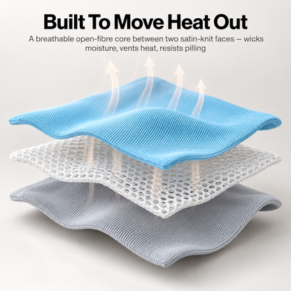 FrostVeil Ice Silk Cooling Blanket