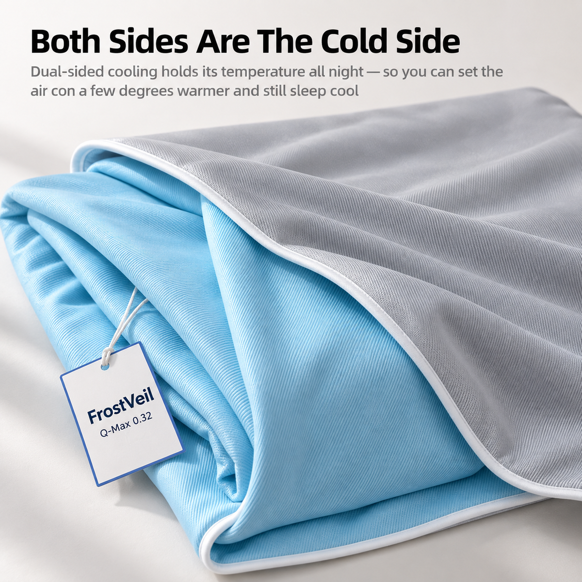 FrostVeil Ice Silk Cooling Blanket