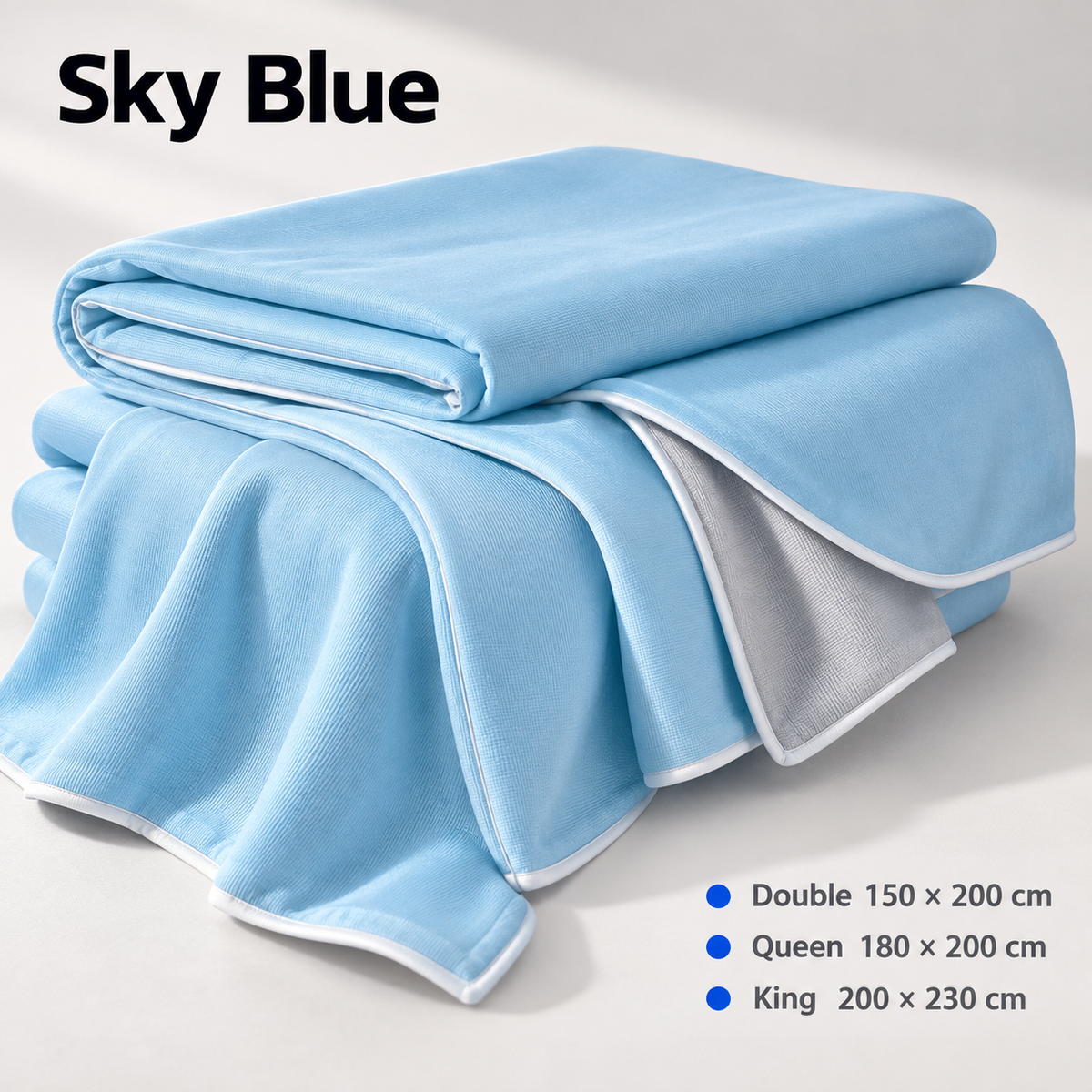 FrostVeil Ice Silk Cooling Blanket