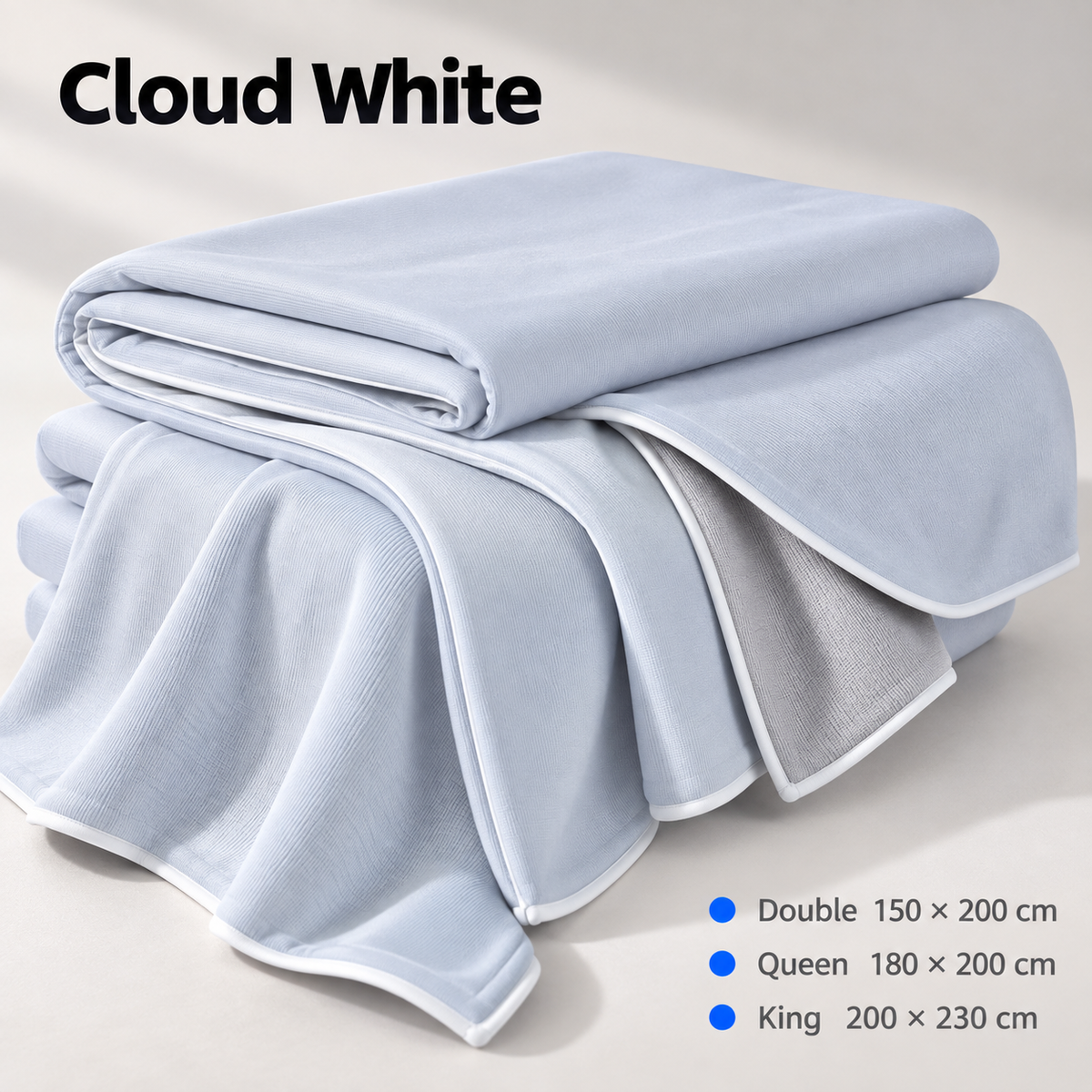 FrostVeil Ice Silk Cooling Blanket