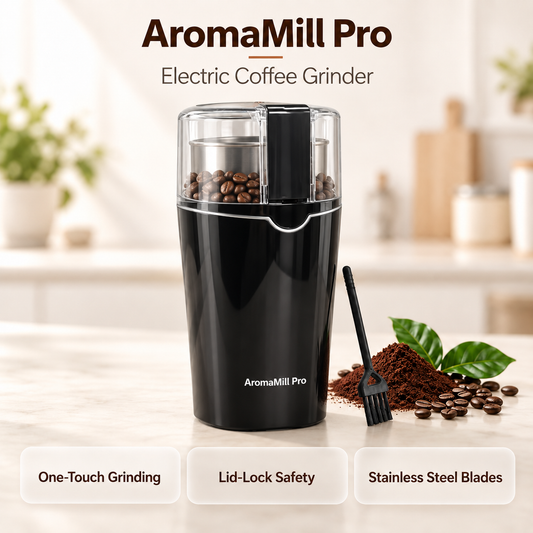 AromaMill Pro Electric Coffee Grinder
