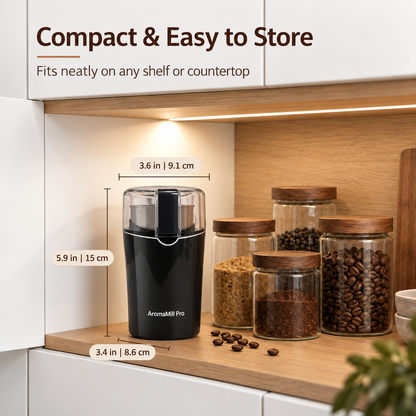 AromaMill Pro Electric Coffee Grinder