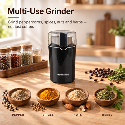 AromaMill Pro Electric Coffee Grinder