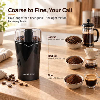 AromaMill Pro Electric Coffee Grinder