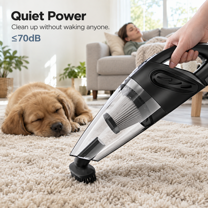 CabinSweep Cordless Car Vacuum | Handheld Mini Vacuum