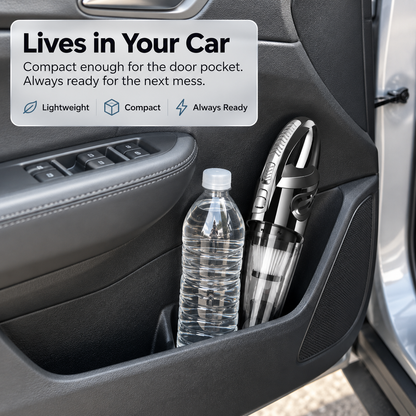 CabinSweep Cordless Car Vacuum | Handheld Mini Vacuum
