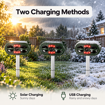 Whiskaway Solar Cat Repeller | Ultrasonic Cat Deterrent