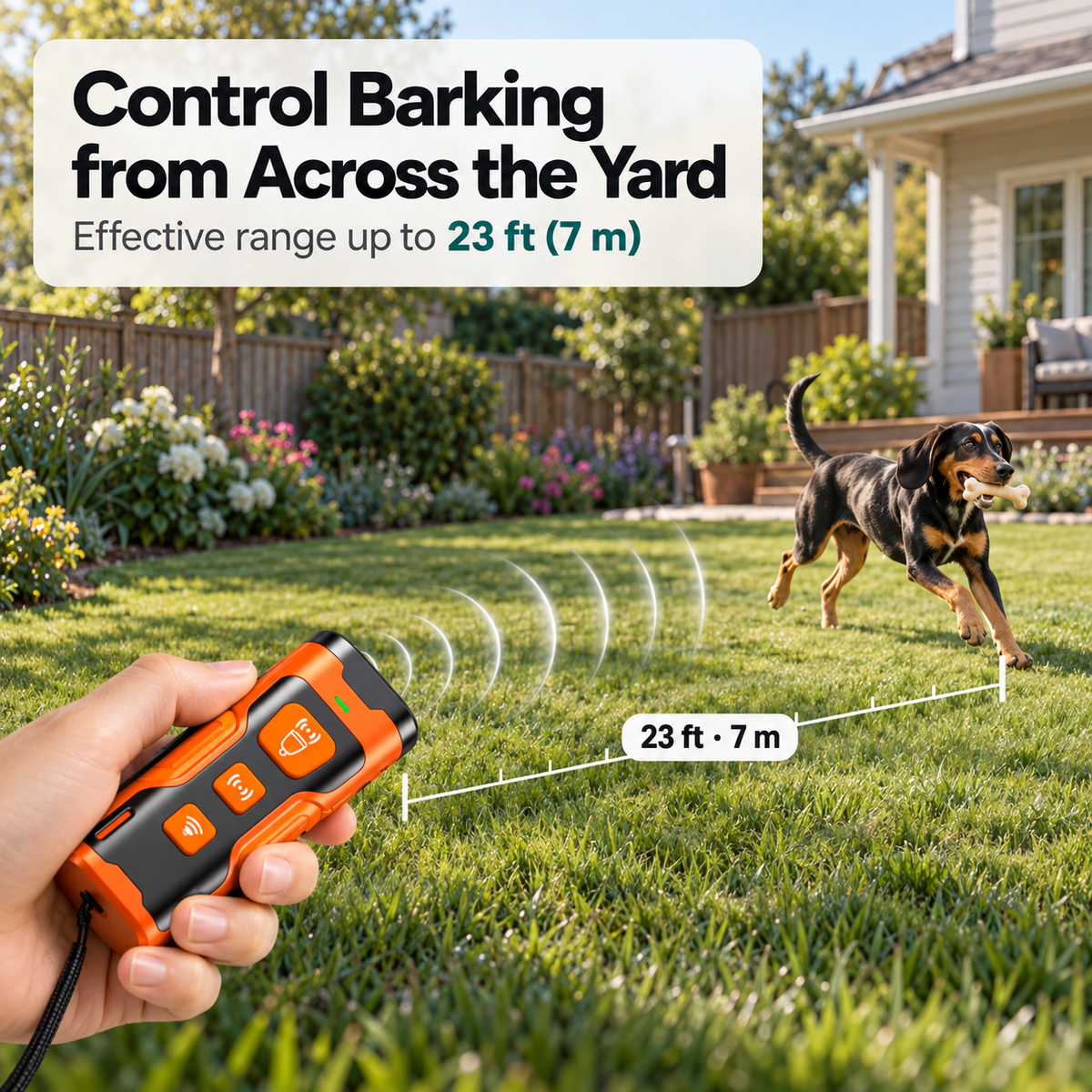BarkHalt Pro Ultrasonic Anti-Bark Device | Handheld Dog Bark Deterrent