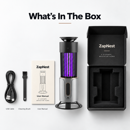 ZapNest 360° Mosquito Zapper | Chemical-Free UV Repellent