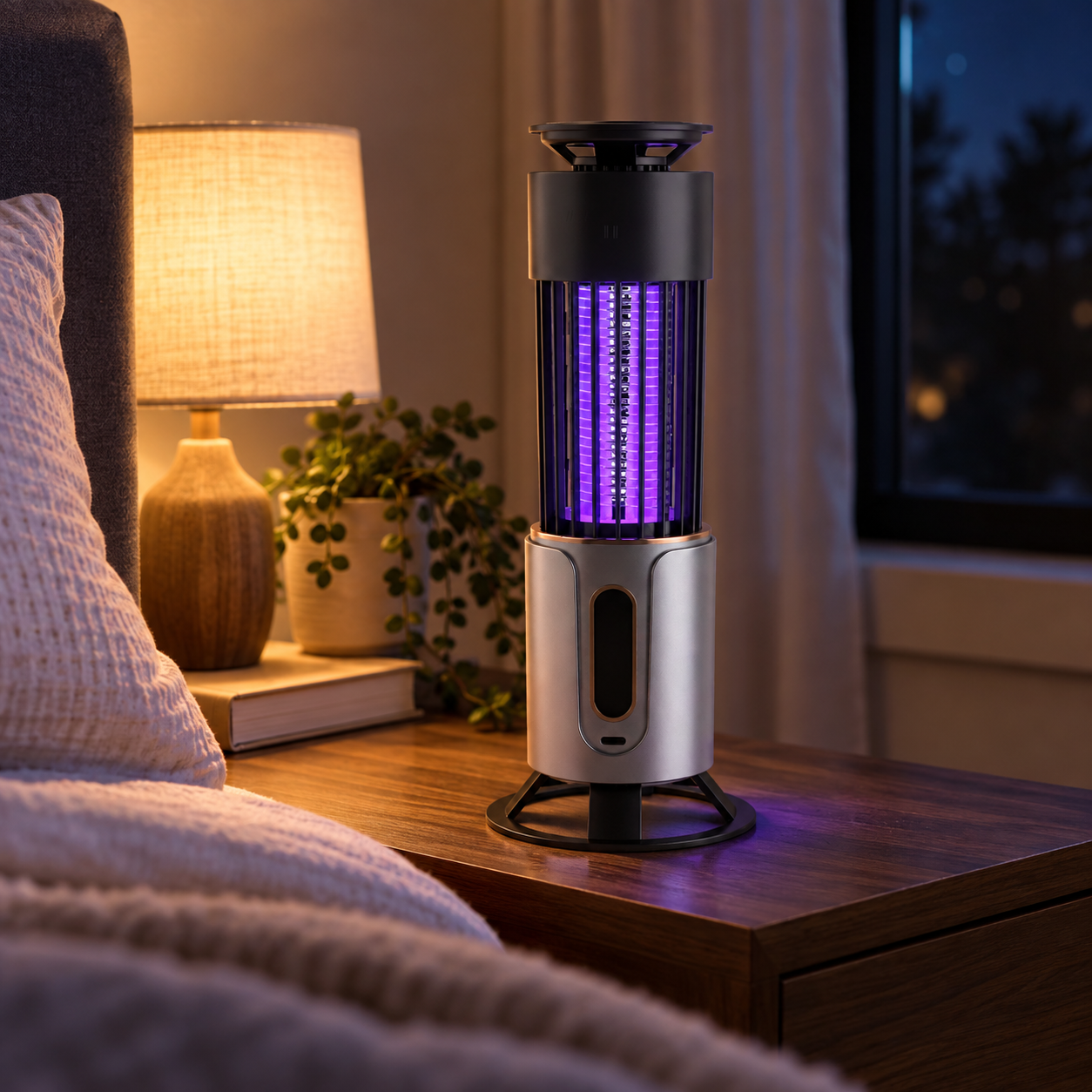 ZapNest 360° Mosquito Zapper | Chemical-Free UV Repellent