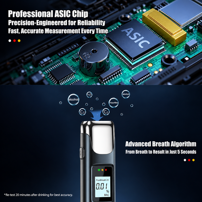 PureBreath X1 Digital Breathalyser