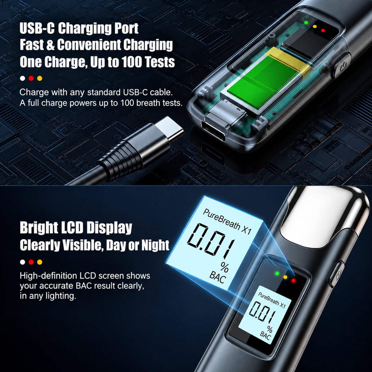 PureBreath X1 Digital Breathalyser
