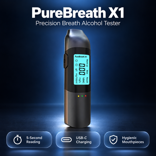 PureBreath X1 Digital Breathalyser