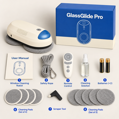 GlassGlide Pro Robotic Window Cleaner