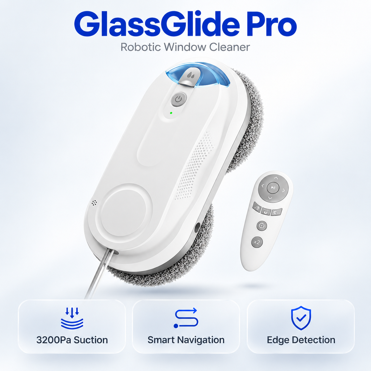 GlassGlide Pro Robotic Window Cleaner
