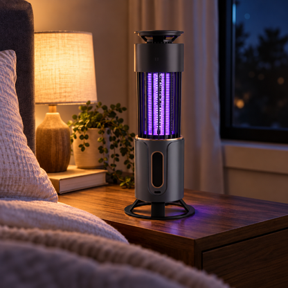 ZapNest 360° Mosquito-Zapper | Chemical-Free UV Repellent