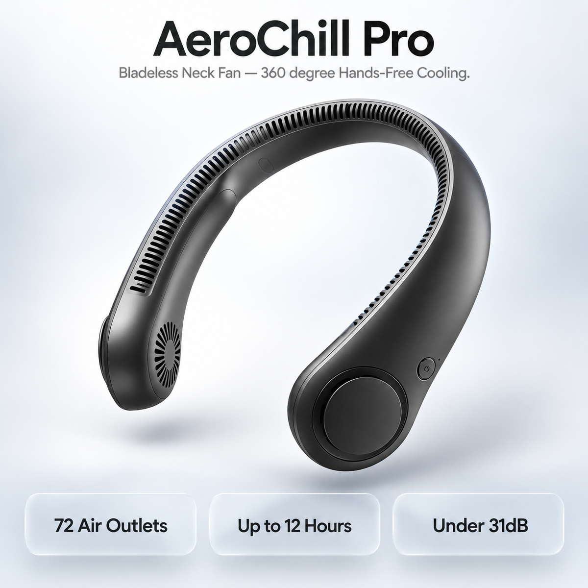 AeroChill Pro Bladeless Neck Fan