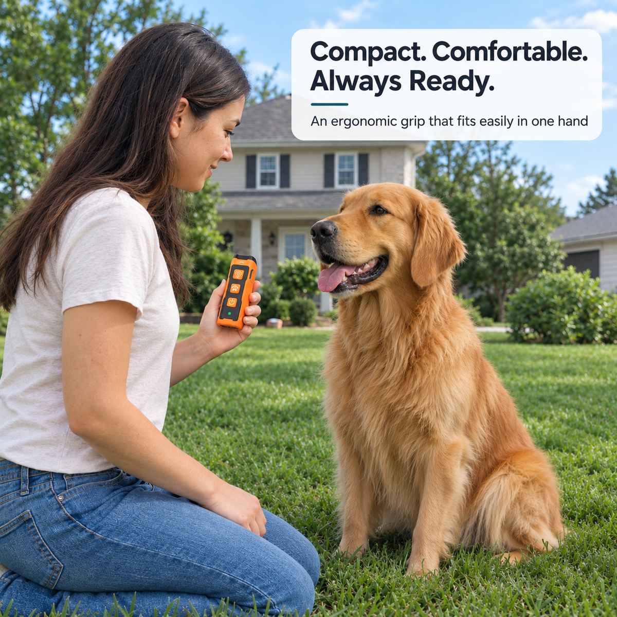 BarkHalt Pro Ultrasonic Anti-Bark Device | Handheld Dog Bark Deterrent
