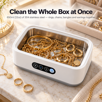Glintora Ultrasonic Jewelry Cleaner