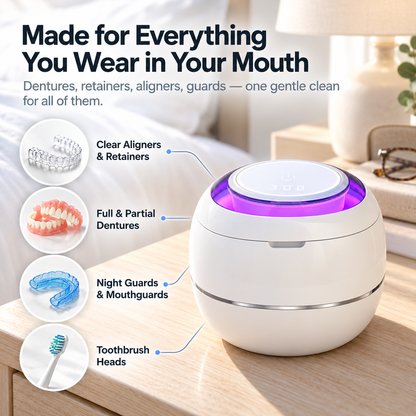 Smilette Ultrasonic Denture & Retainer Cleaner