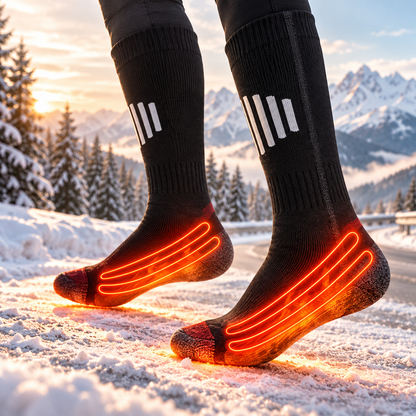 WarmStride Rechargeable Heated Socks, 3 Heat Levels