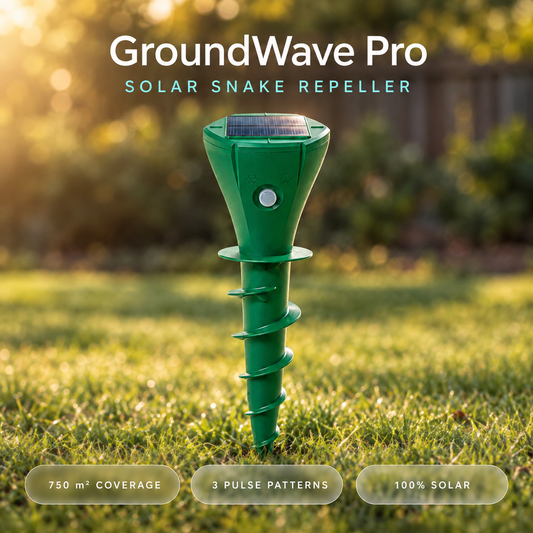 GroundWave Pro Solar Snake-Repeller