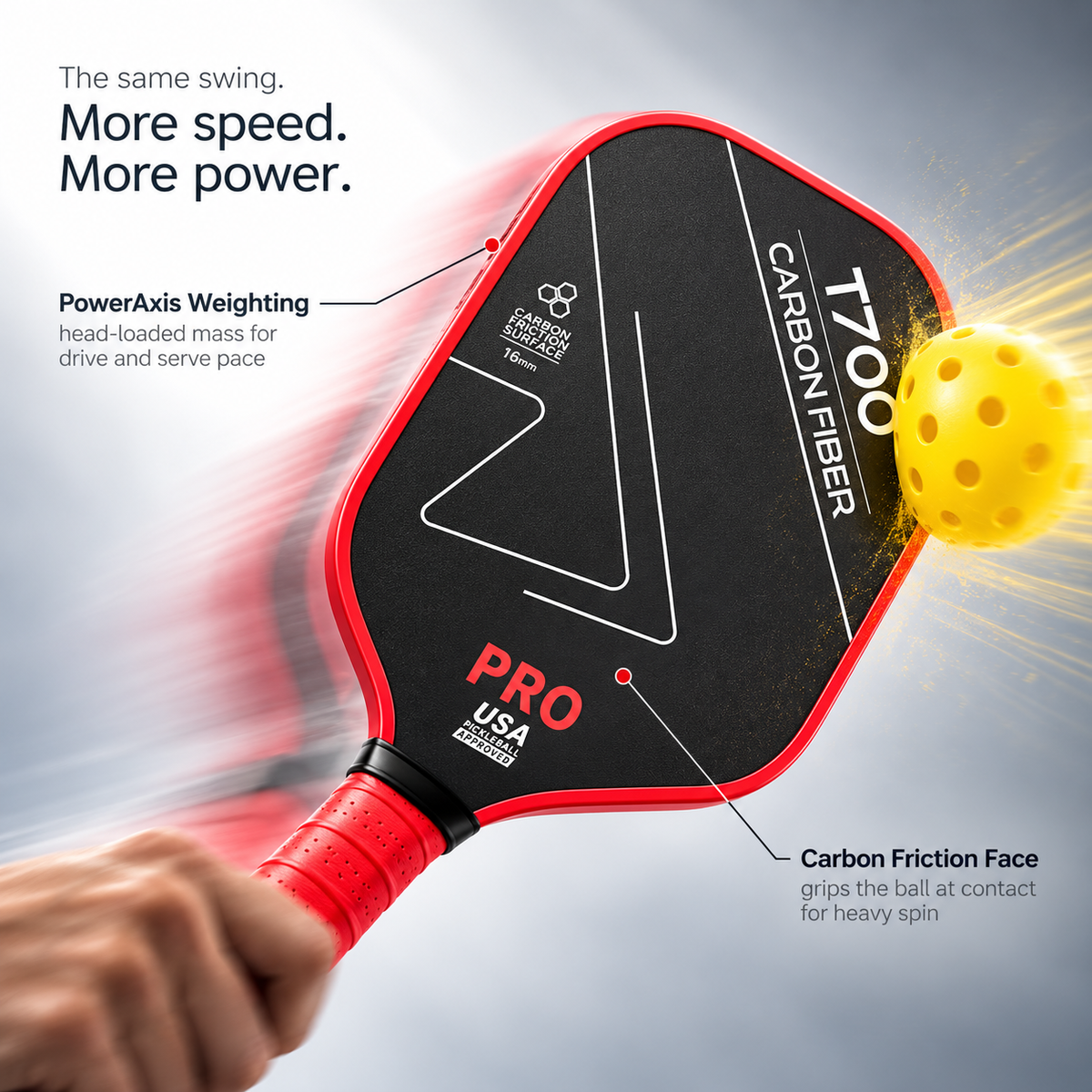 SpinForge Pro Pickleball Paddle