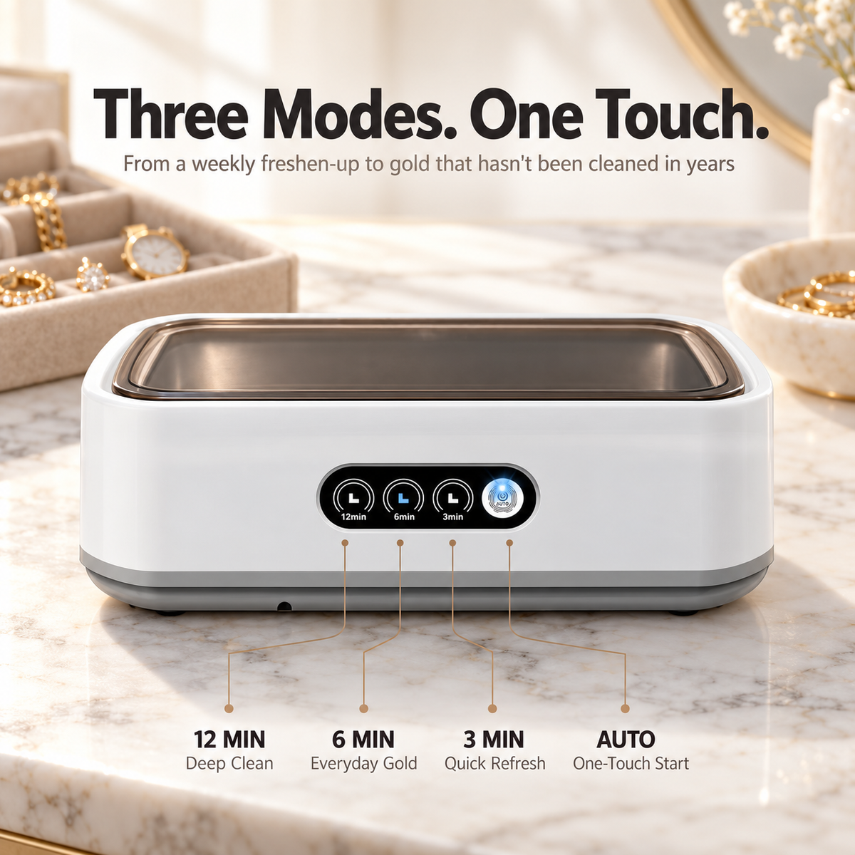 Glintora Ultrasonic Jewelry Cleaner