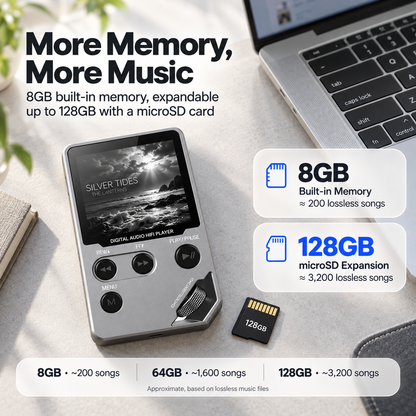 Rewynd MP3-Player with Bluetooth