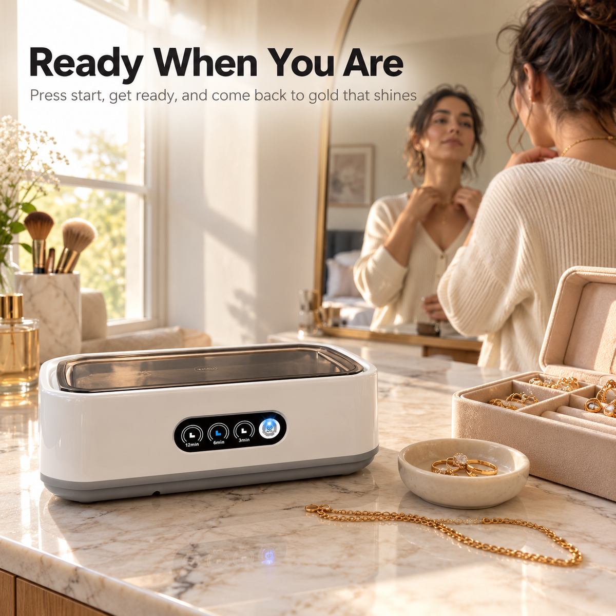 Glintora Ultrasonic Jewelry Cleaner