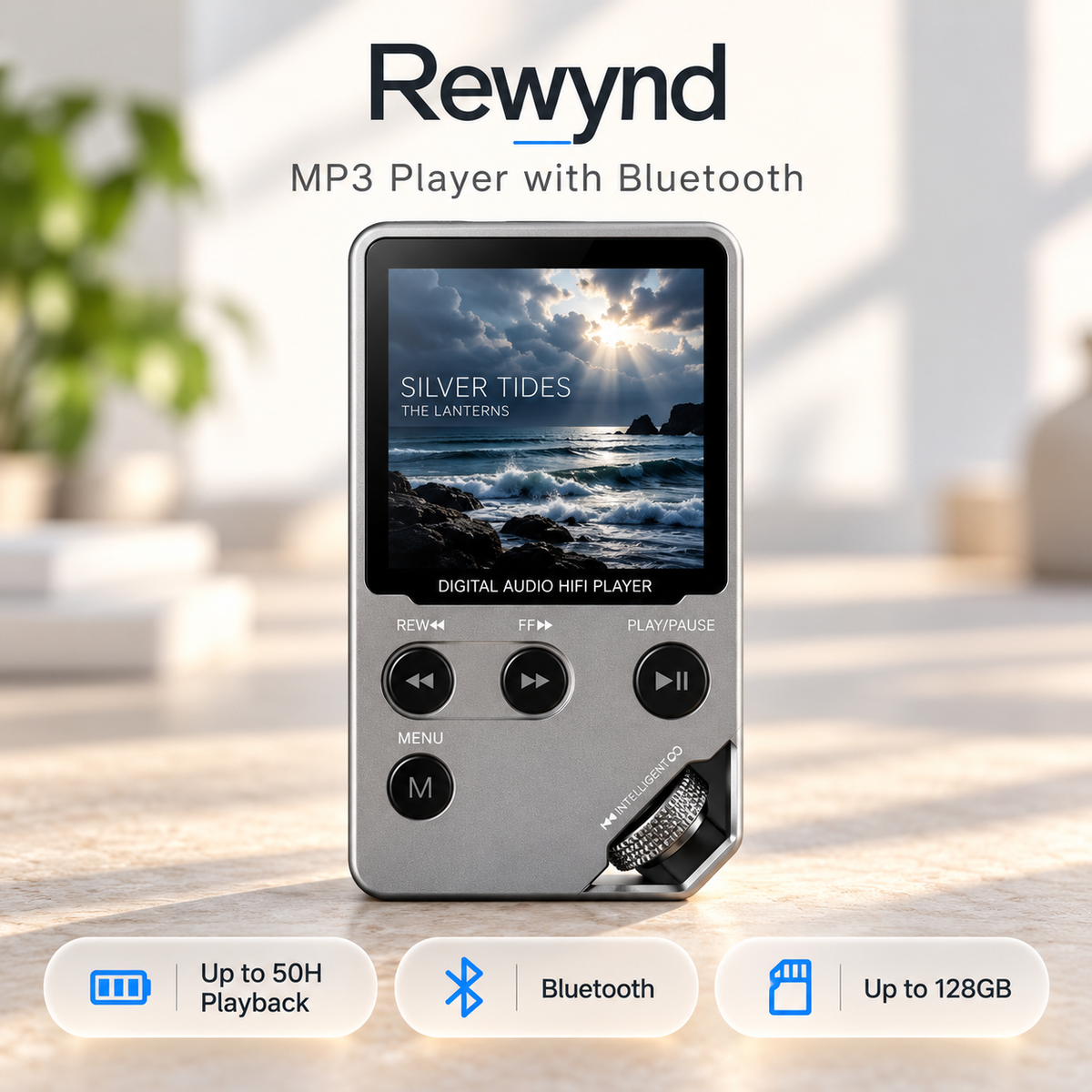 Rewynd MP3-Player with Bluetooth