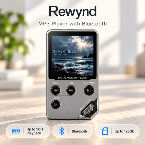 Rewynd MP3-Player with Bluetooth
