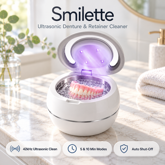 Smilette Ultrasonic Denture & Retainer Cleaner