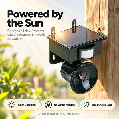 Perchless Solar Bird-Repeller