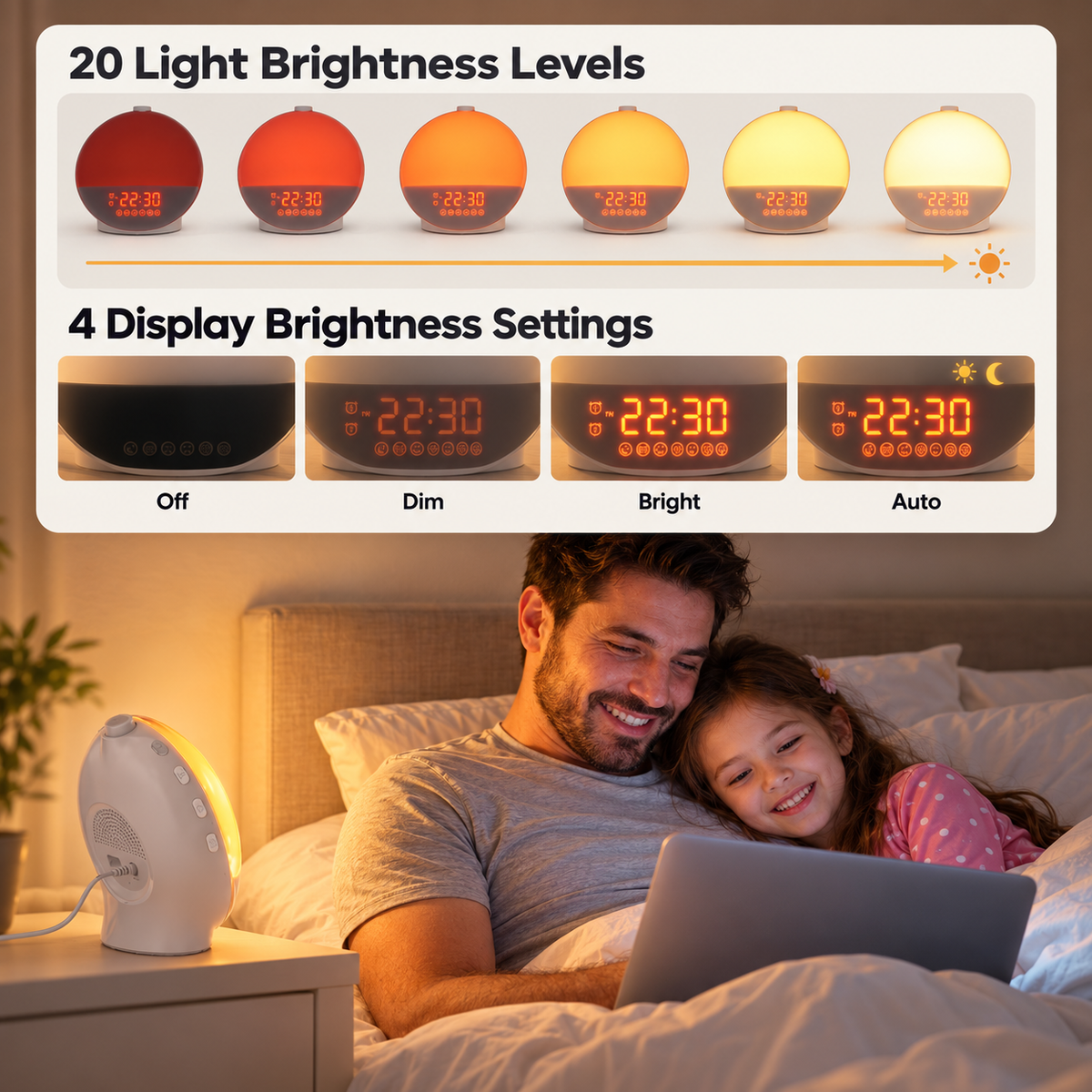 Solvane Sunrise Alarm Clock