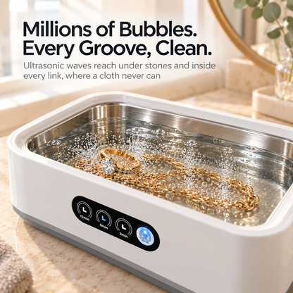 Glintora Ultrasonic Jewelry Cleaner