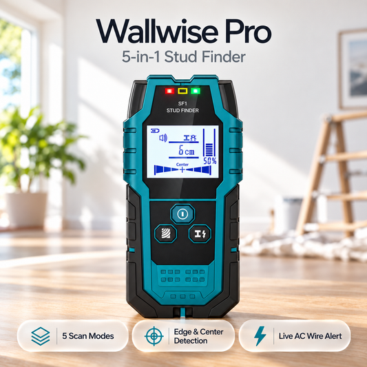 Wallwise Pro 5-in-1 Stud Finder